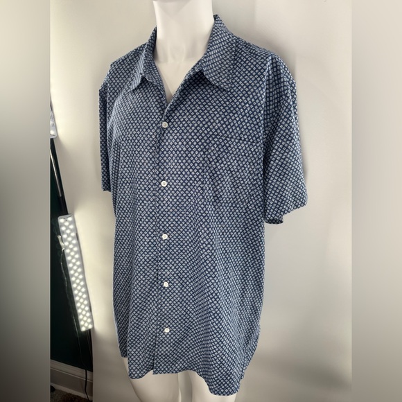 EUC Treasure & Bond Geometric Print Camp Shirt - Picture 3 of 8